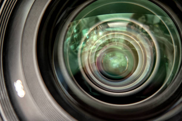 Video cameraman working with his professional equipment.