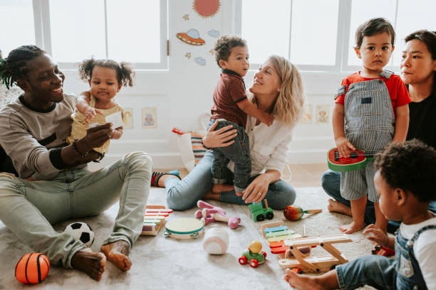 istock Diverse children enjoying playing with toys 1130646371
