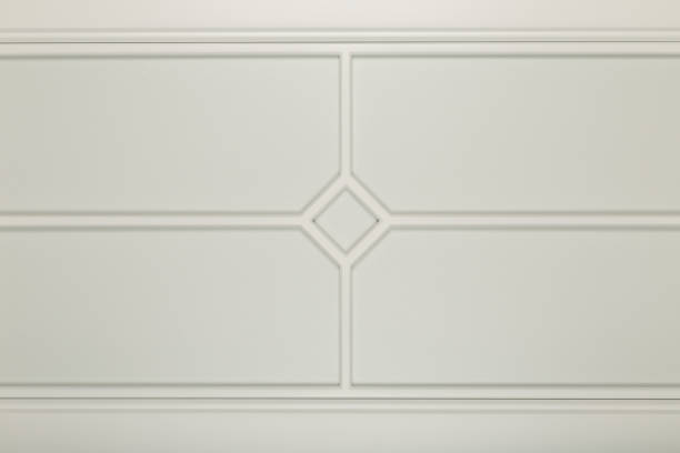 istock Detail close-up of a white frame facade for the kitchen 1130647524