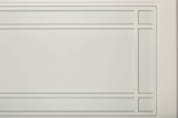 istock Detail close-up of a white frame facade for the kitchen 1130647941