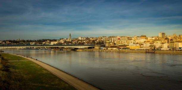 istock Sunset on Sava river in Belgrade 1130650099