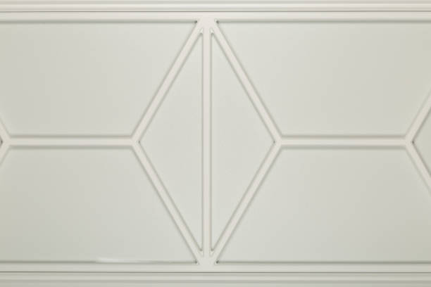 istock Detail close-up of a white frame facade for the kitchen 1130650664