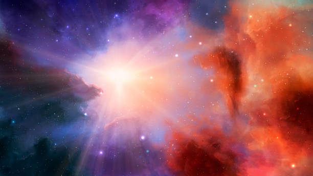 istock Space scene. Colorful nebula with stars and light rays. https://nasa3d.arc.nasa.gov/detail/plu1rss1 1130652302