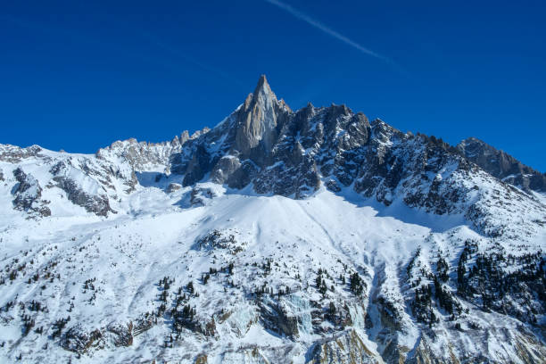 istock Needle du Dru, Near Chamonix Mont Blanc, France. 1130653904