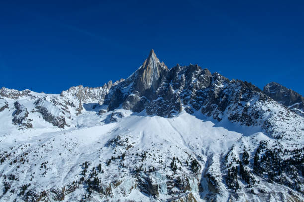 istock Needle du Dru, Near Chamonix Mont Blanc, France. 1130654152