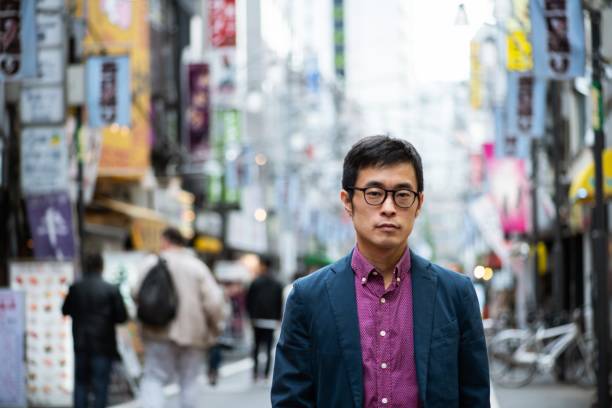 istock Street portrait of smartly dressed man 1130654355