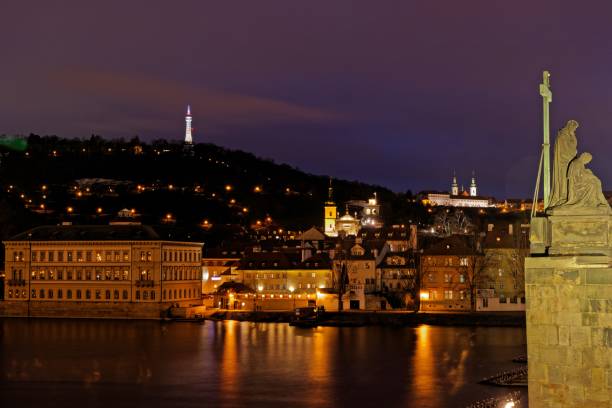 istock Evening atmosphere at the Charles Bridge in Prague 1130656891