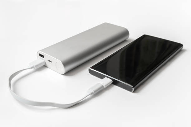 istock Charging smartphone from power bank 1130662406