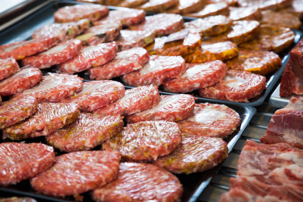 istock hamburguesa assort on counter 1130664879