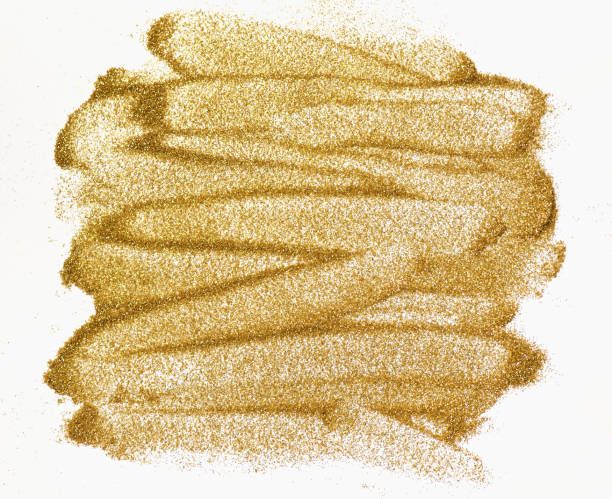 istock Closeup of golden glitter send 1130665126