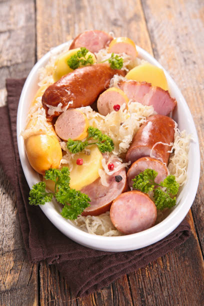 istock sauerkraut with meat and potato 1130668982