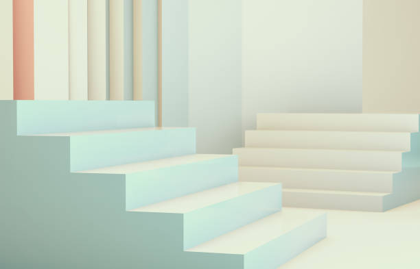 istock Fashion beauty podium backdrop for product display. 3d background. 1130670847