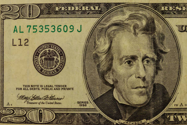 istock Macro shot of twenty dollar bill 1130673787