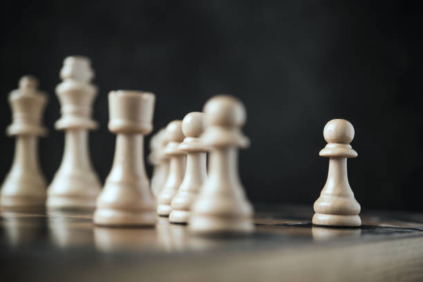 istock The lowest chess piece in game rank pawn 1130678640