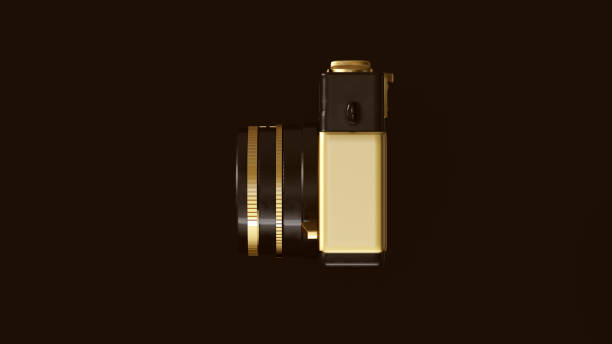 istock Black an Gold Vintage Camera Side 1130682123