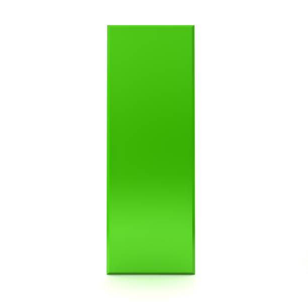 istock 3d letter i green sign on white background 1130682957