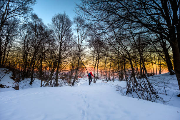 Solo alpine hiking