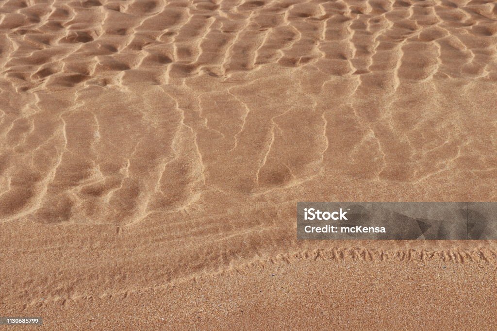 Real Sand Patterns Textures And Patterns In Sand Stock Photo - Download Image Now ...
