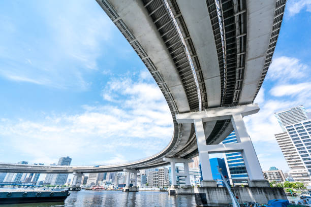 istock Rainbow bridge in Tokyo, Japan 1130686198