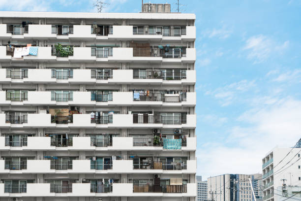Apartment (condominium) in Japan Japan, Built Structure, City, Cityscape, Nerima japan small apartment stock pictures, royalty-free photos & images