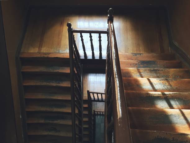 istock wooden stairs architecture 1130687693
