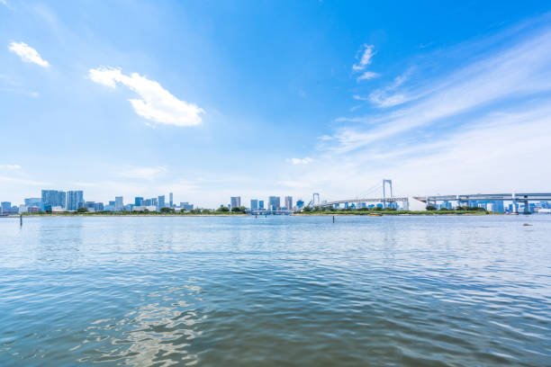istock Rainbow bridge seen from Odaiba 1130687752