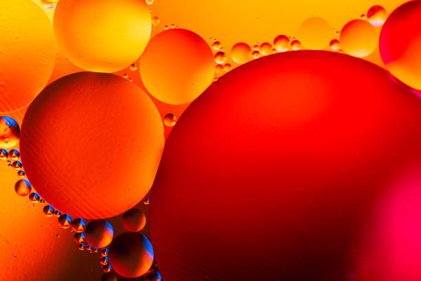 istock Abstract molecule structure. Water bubbles. Macro shot of air or molecule. Abstract background. Space or planets abstract background. Nice colorful gradient background 1130688314