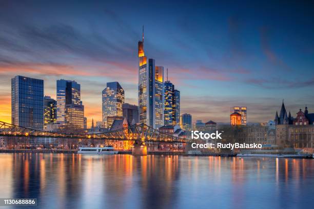 Frankfurt Am Main Germany Stock Photo - Download Image Now - Frankfurt - Main, Urban Skyline, City
