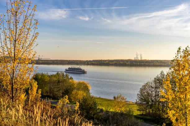Boat at the Markkleeberger Lake near Leipzig