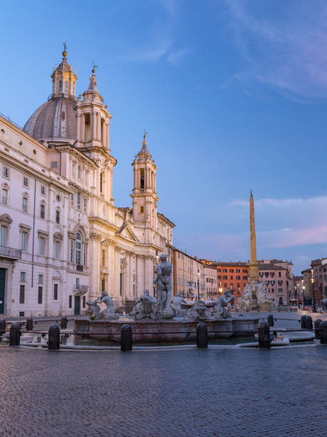 istock Piazza Navona at the dusk. 1130690541
