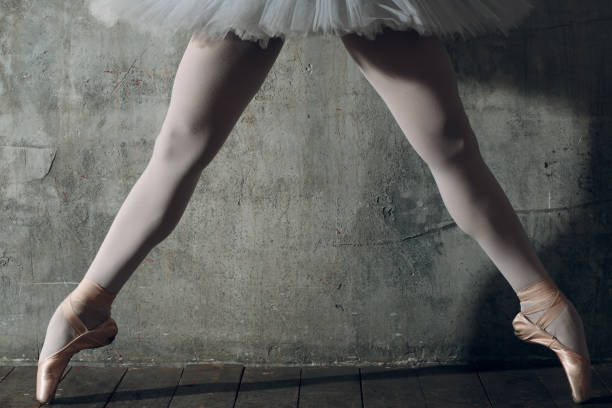 istock Ballet in beautiful style. Modern ballet. Ballet dancer. 1130693740