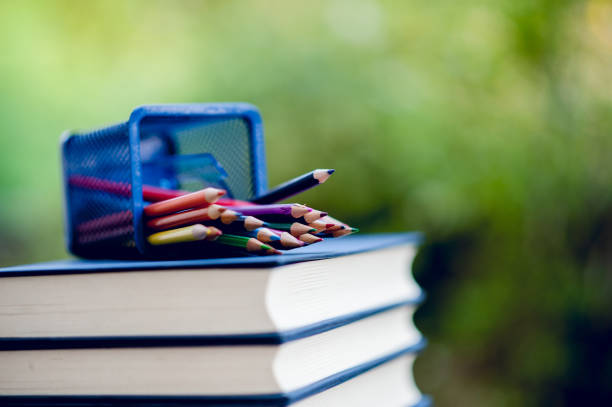 istock Educational equipment, boards and books Education concept With copy space 1130694128