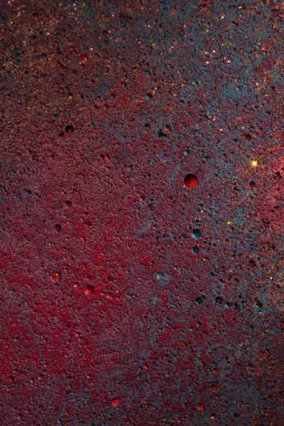 istock concrete detail painted with colorful red blue. grunge wall texture 1130698041