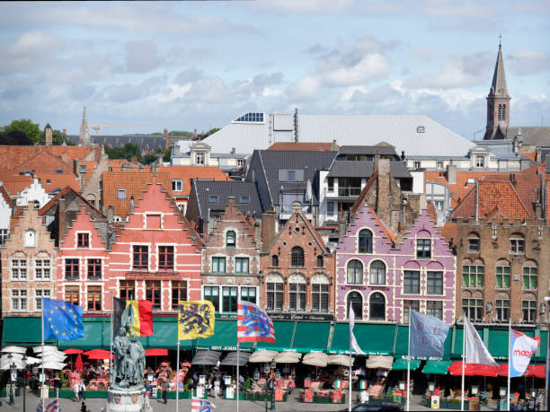 istock View of  Bruges from Belfry Bell Tower 1130704245