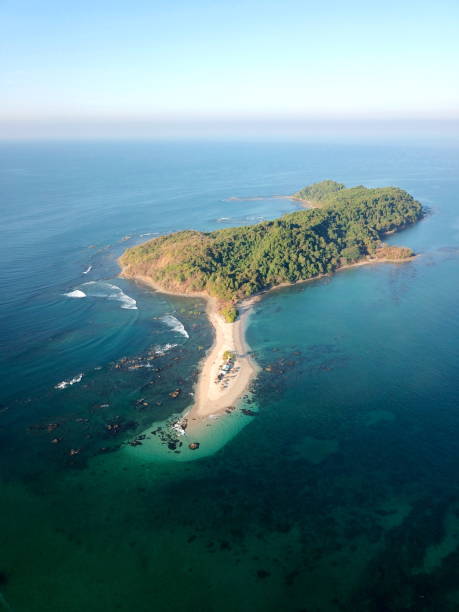 istock Remote Island in the open ocean 1130705673