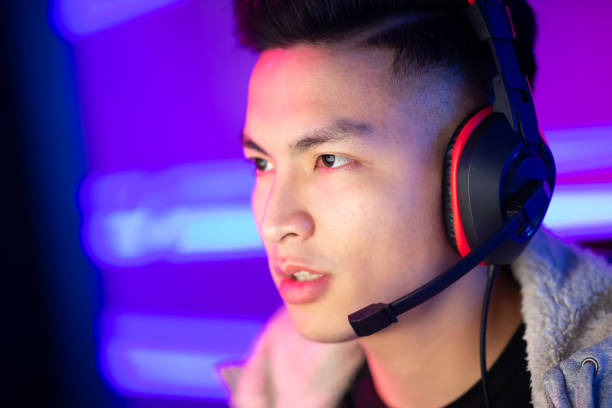 istock Young Asian cyber sport gamer 1130705932
