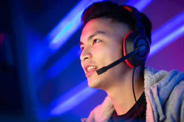 istock cybersport gamer have live stream 1130705999