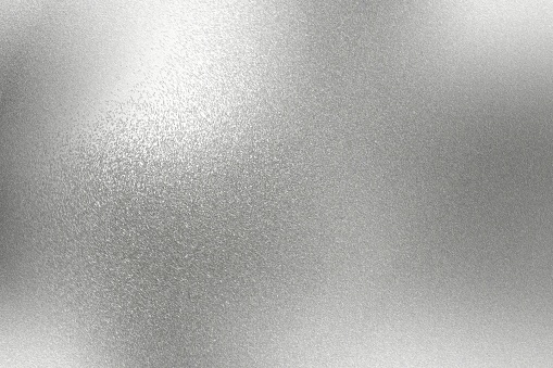 Fondo abstracto, textura del metal de reflexión áspera cromo photo