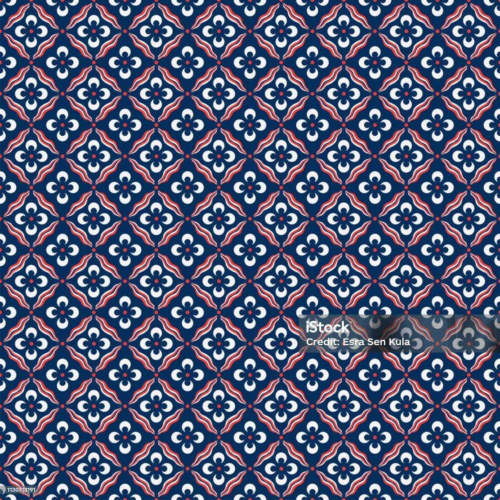 Traditionele Ottomaanse Cintemani naadloze patroon - Royalty-free Print vectorkunst