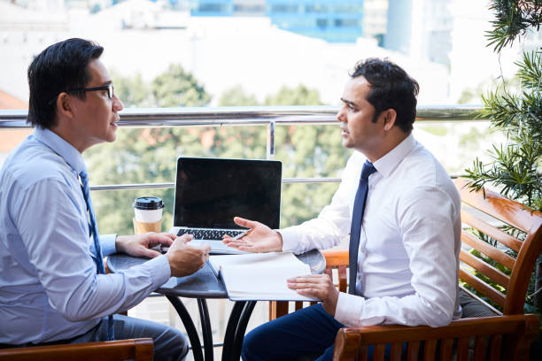 istock Business partners working in team 1130725792