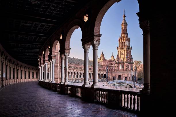 istock Plaza de Espana, Seville 1130728333