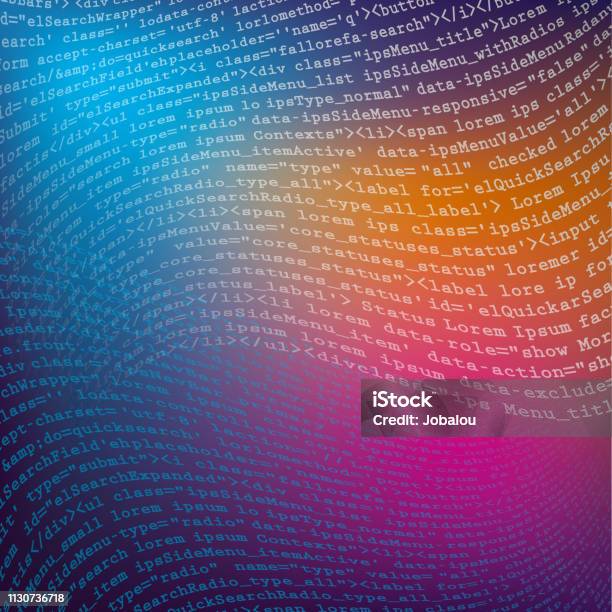 Code Programming Blurred Abstract Background Stock Illustration ...