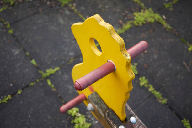 spring horse in a playground