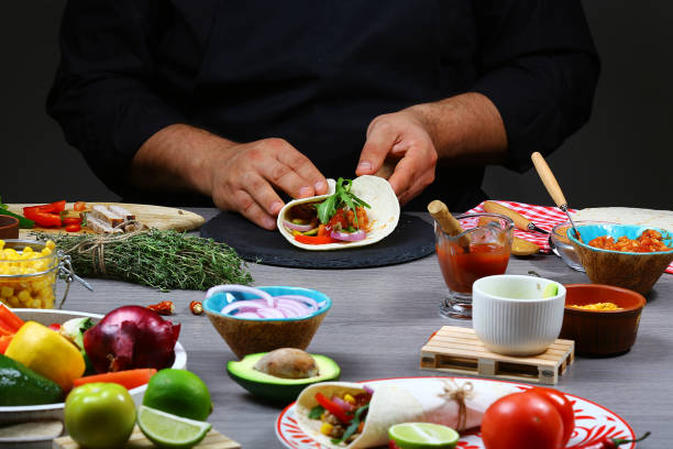 istock cooking for healthy fresh quesadilla, tacos, buritto, fajitas 1130743031