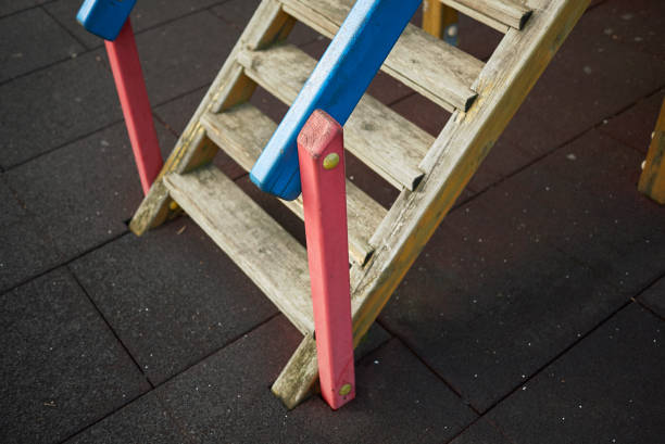istock kids slide in a playground 1130743129