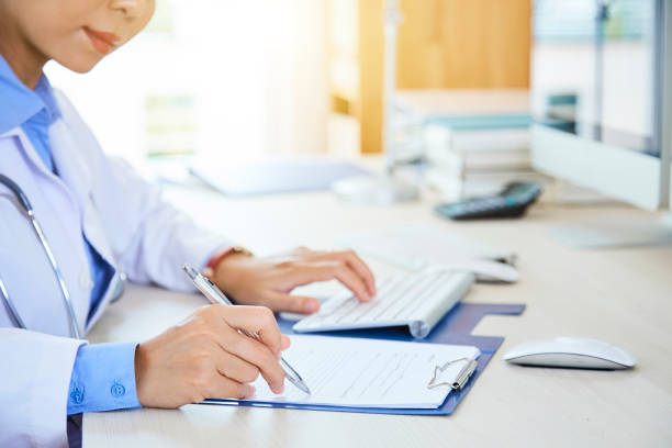 istock Doctor writing a treatment 1130743815