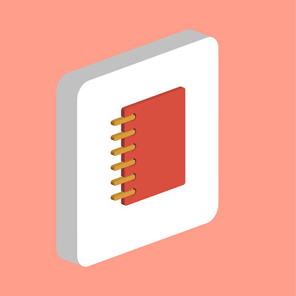 Notepad Symbolr Notepad Computer Symbol Stock Illustration - Download Image Now ...