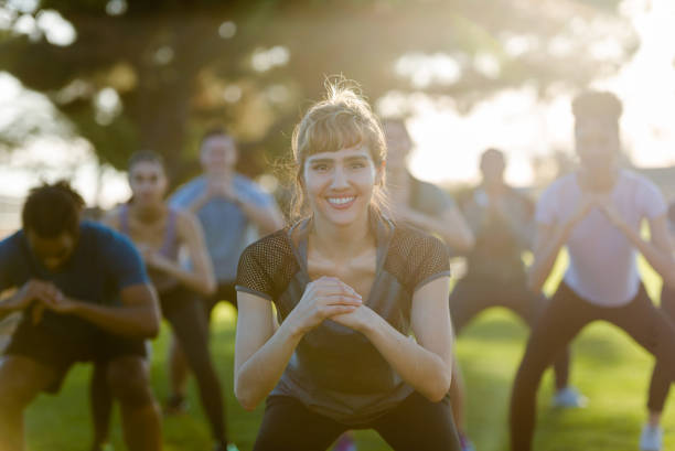 istock Squatting in the park 1130747610