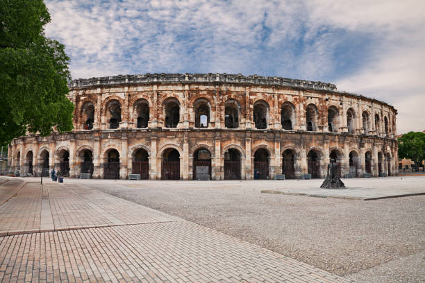 istock Nimes, France: the ancient Roman Arena 1130748150