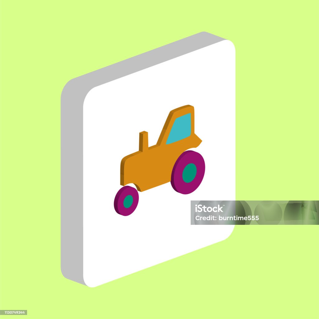 Tractor Computer Icons Tractor Computer Symbol Stock Illustration - Download Image Now ...